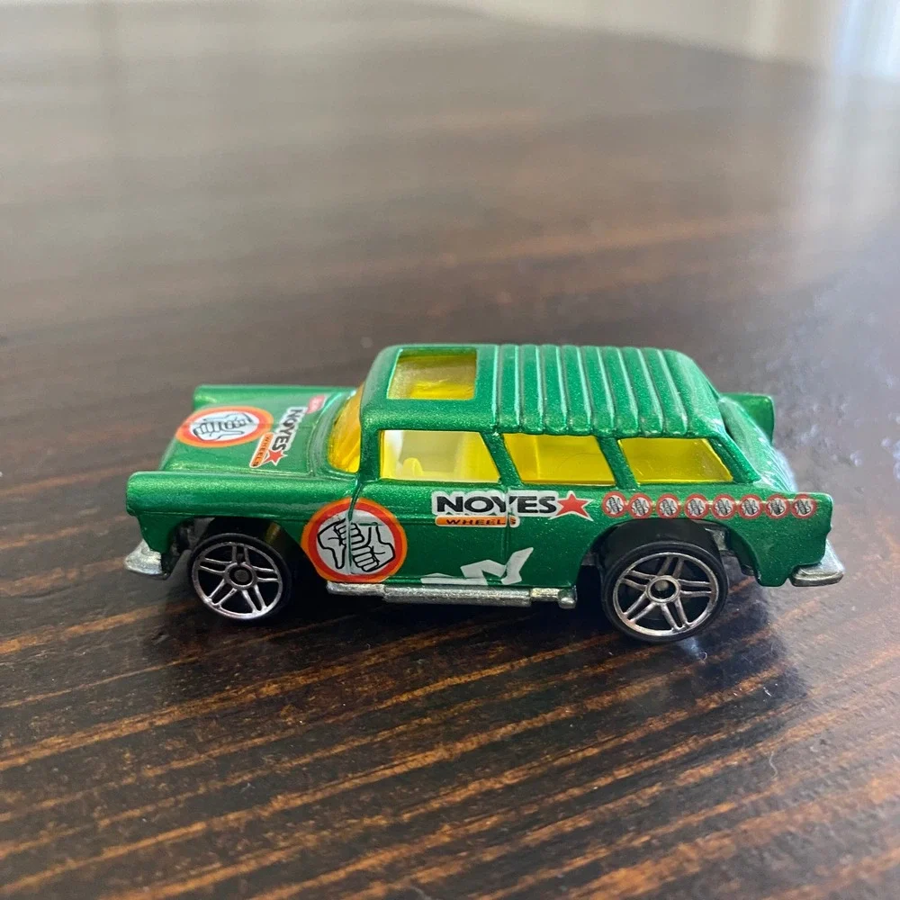 Hot Wheels Chevy Nova Station Wagon‎ Green Noyes Wheels 1969 Casting Diecast Car